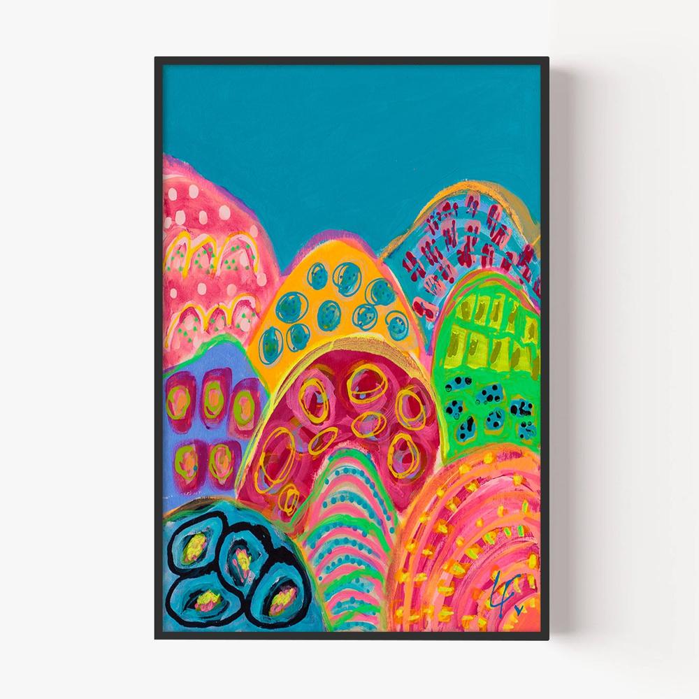 Seaweed Disco-by-Lindy Farley-wall-art-print-canvas-poster-framed-Gioia