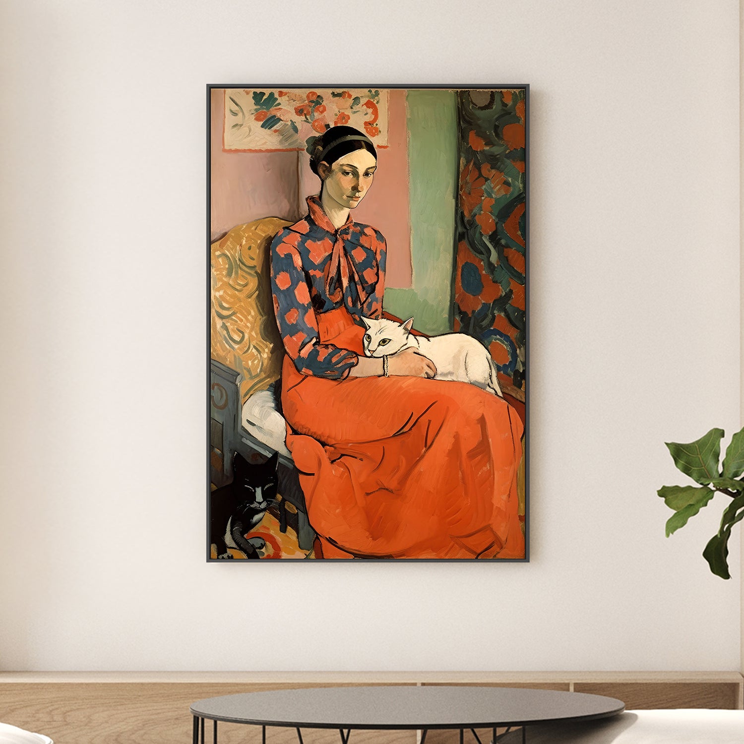 Serene Companions-by-Treechild-wall-art-print-canvas-poster-framed-Gioia