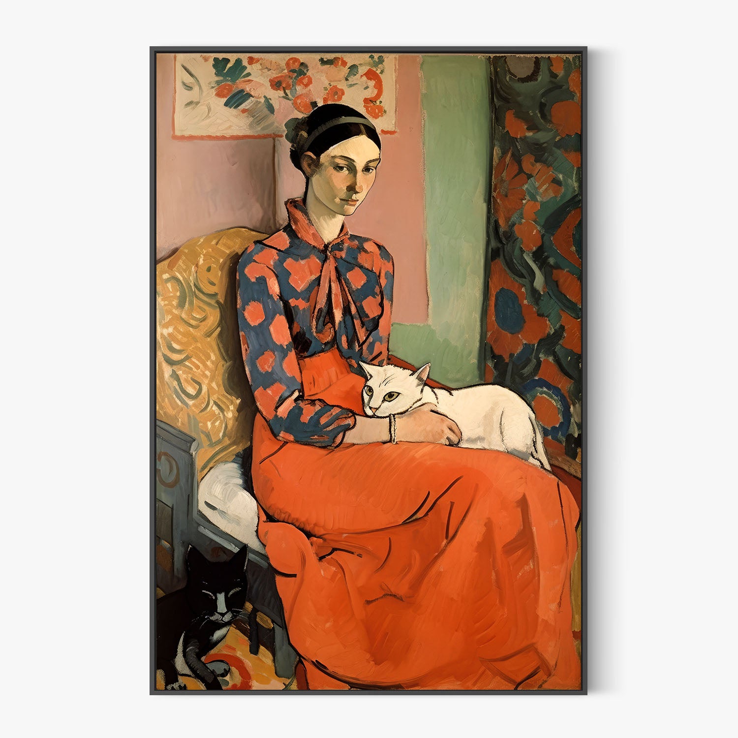 Serene Companions-by-Treechild-wall-art-print-canvas-poster-framed-Gioia