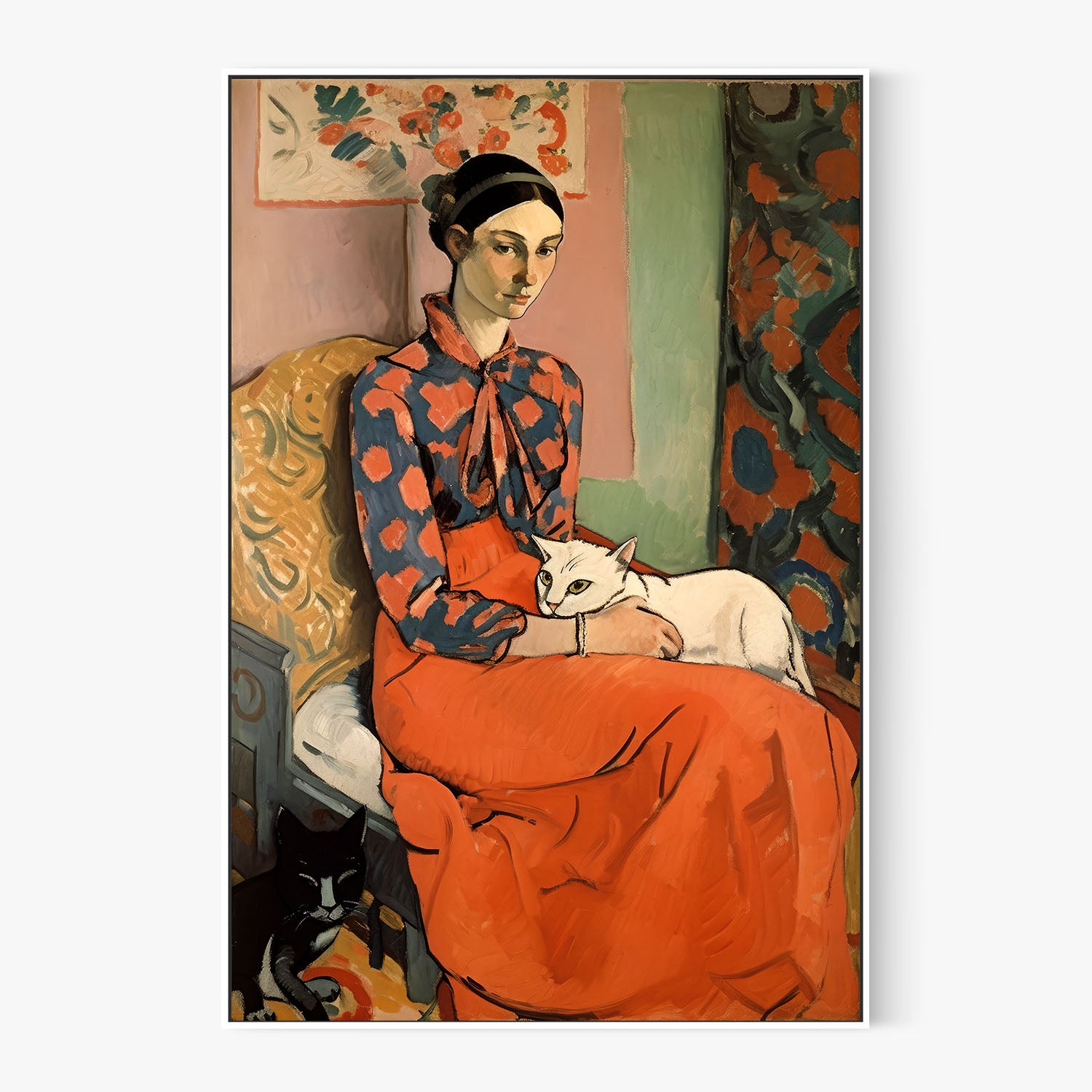 Serene Companions-by-Treechild-wall-art-print-canvas-poster-framed-Gioia