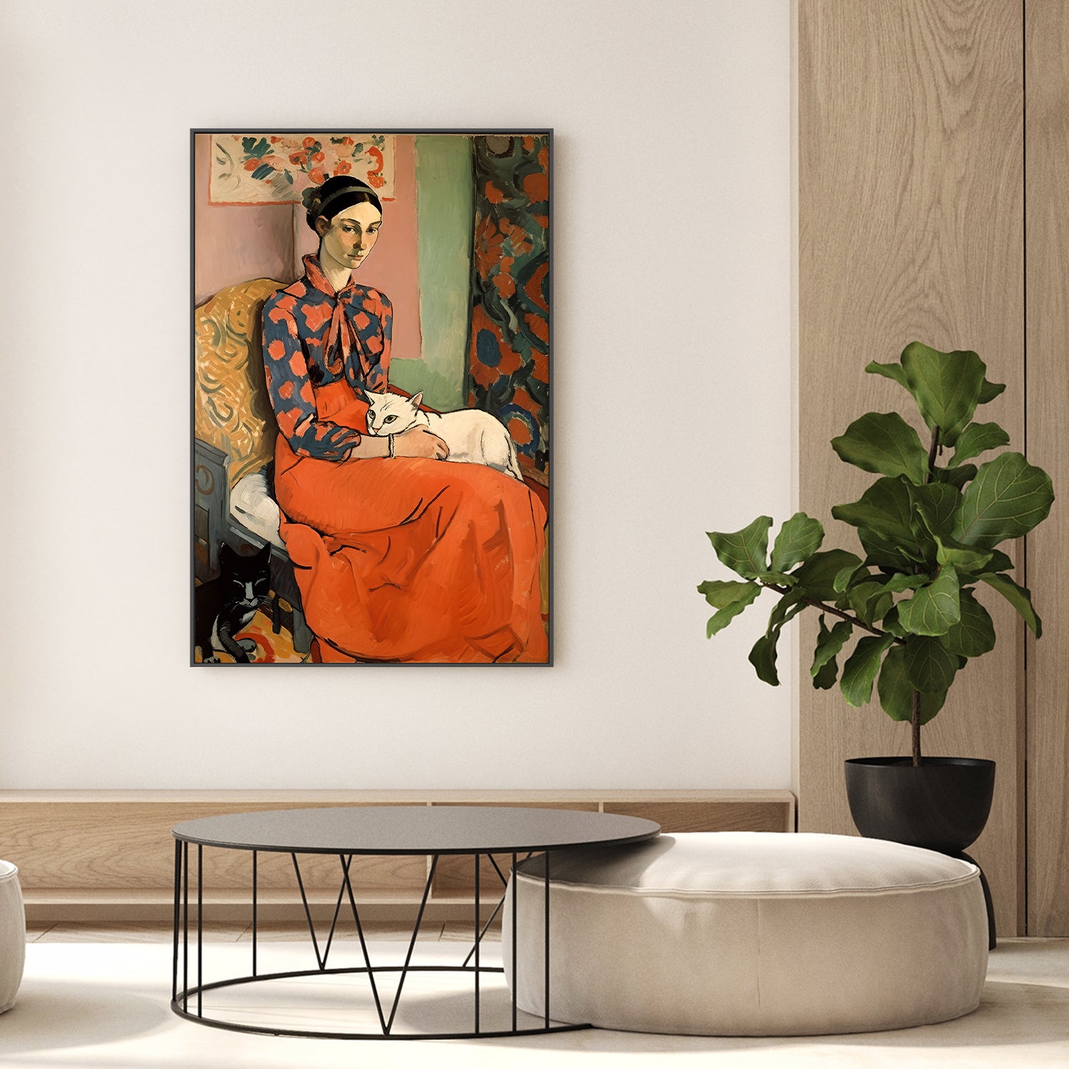 Serene Companions-by-Treechild-wall-art-print-canvas-poster-framed-Gioia