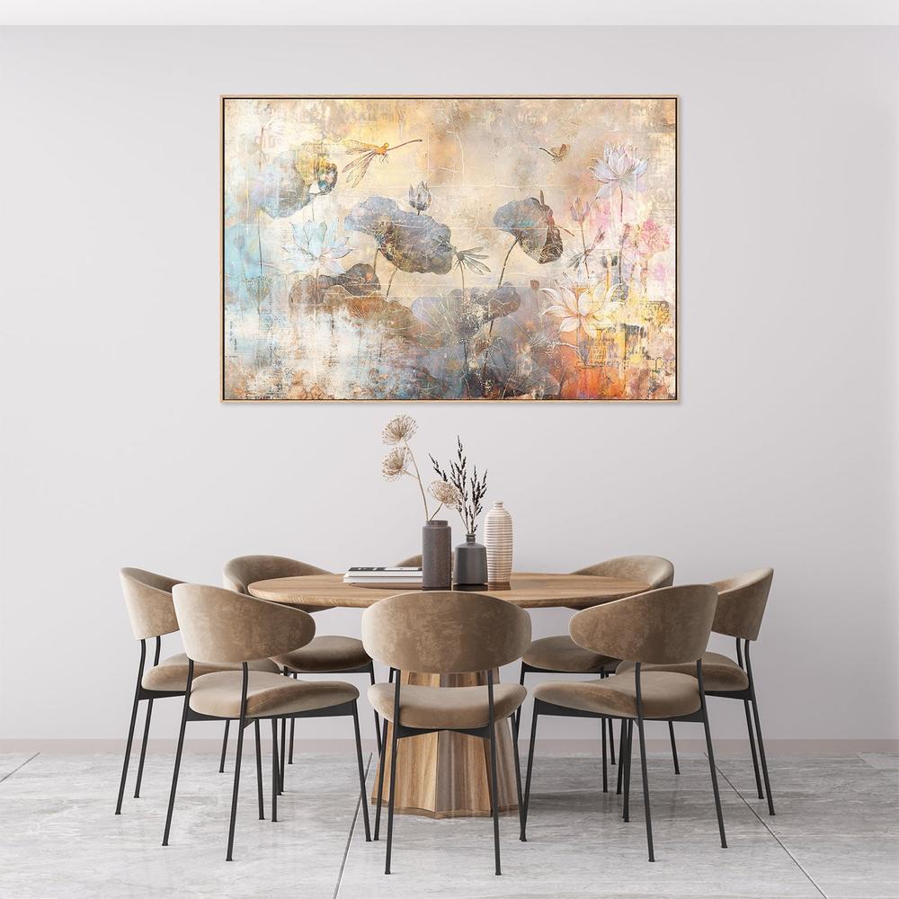 Serene Lotus Dragonfly-by-Rafal Kulik-wall-art-print-canvas-poster-framed-Gioia