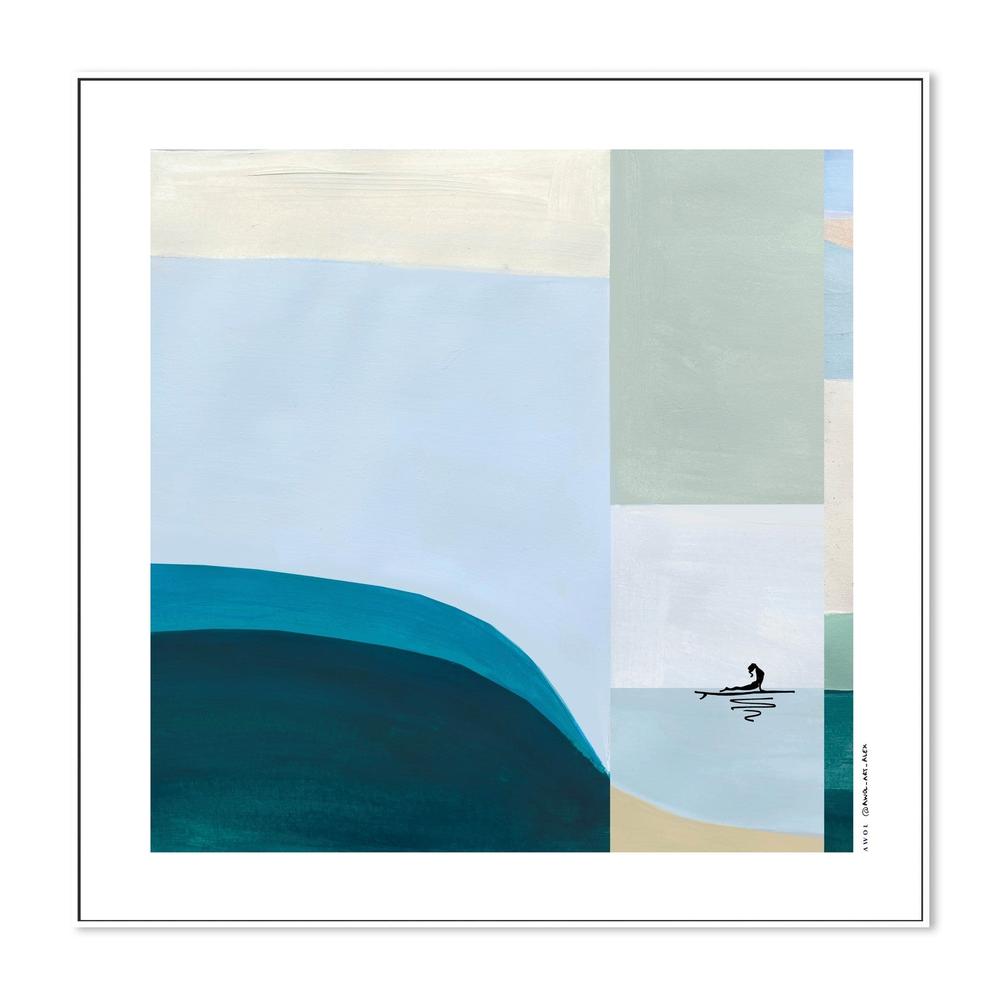 Serene Ocean Paddleboard-by-Alex Nereuta-wall-art-print-canvas-poster-framed-Gioia