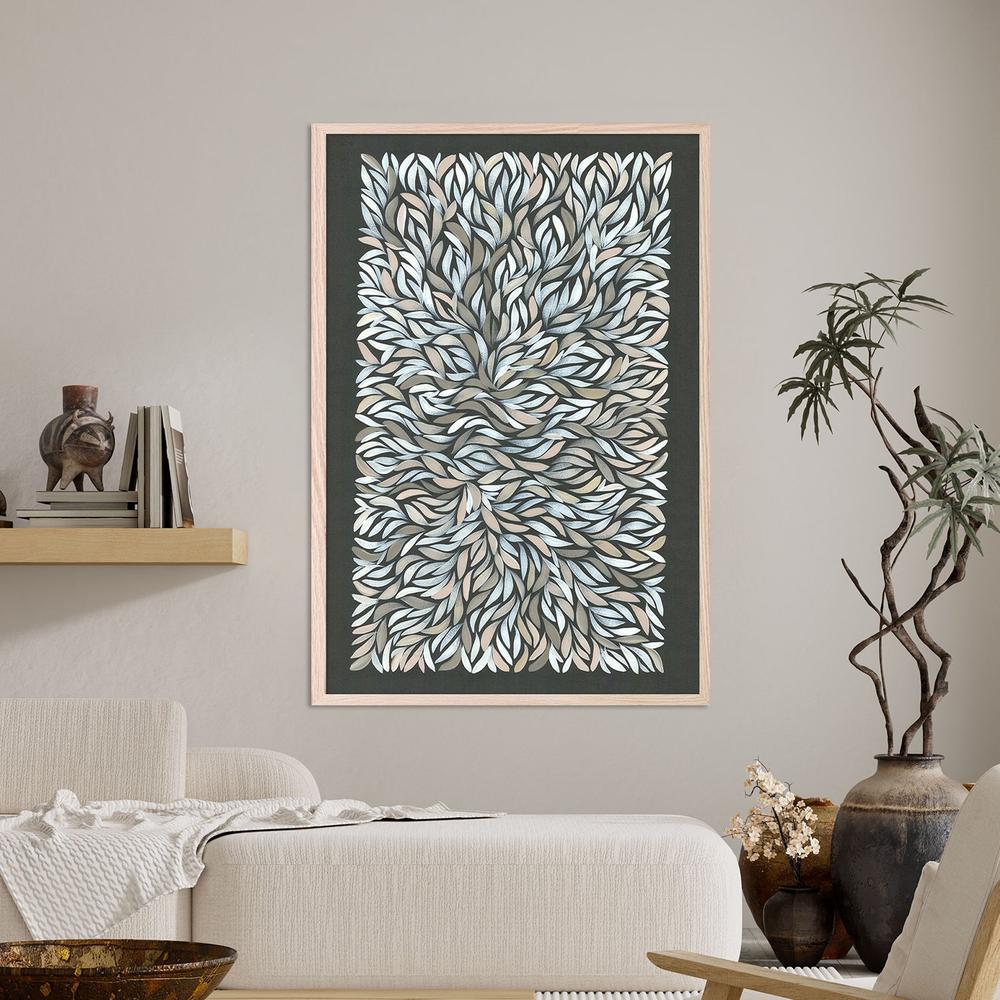 healing leaves-grey white