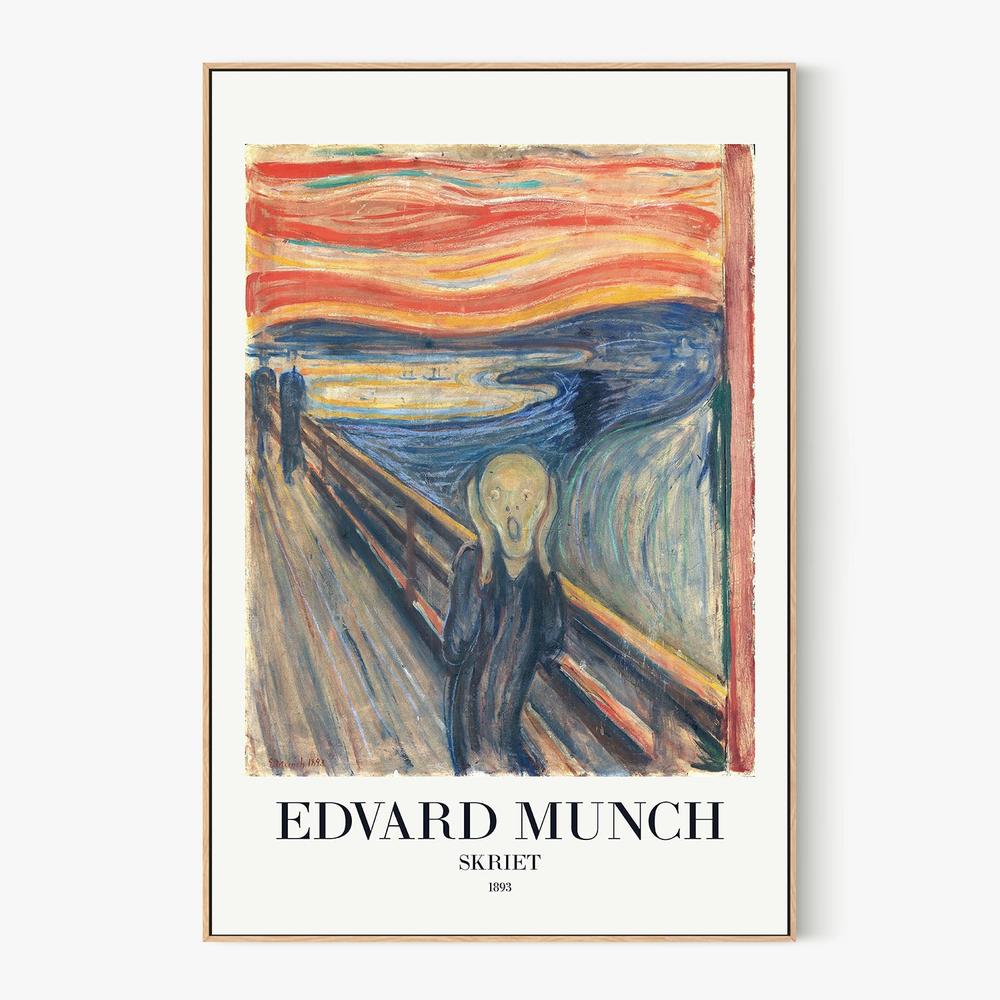 Skriet (The Scream)-by-Edvard Munch-wall-art-print-canvas-poster-framed-Gioia