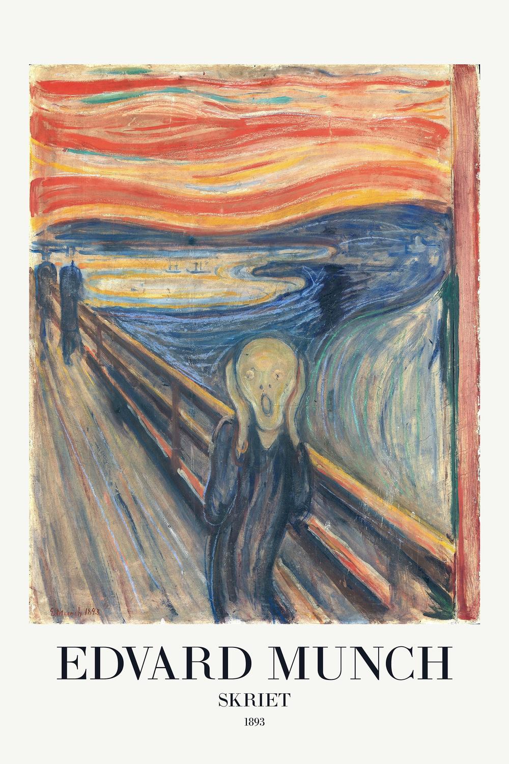 Skriet (The Scream)-by-Edvard Munch-wall-art-print-canvas-poster-framed-Gioia