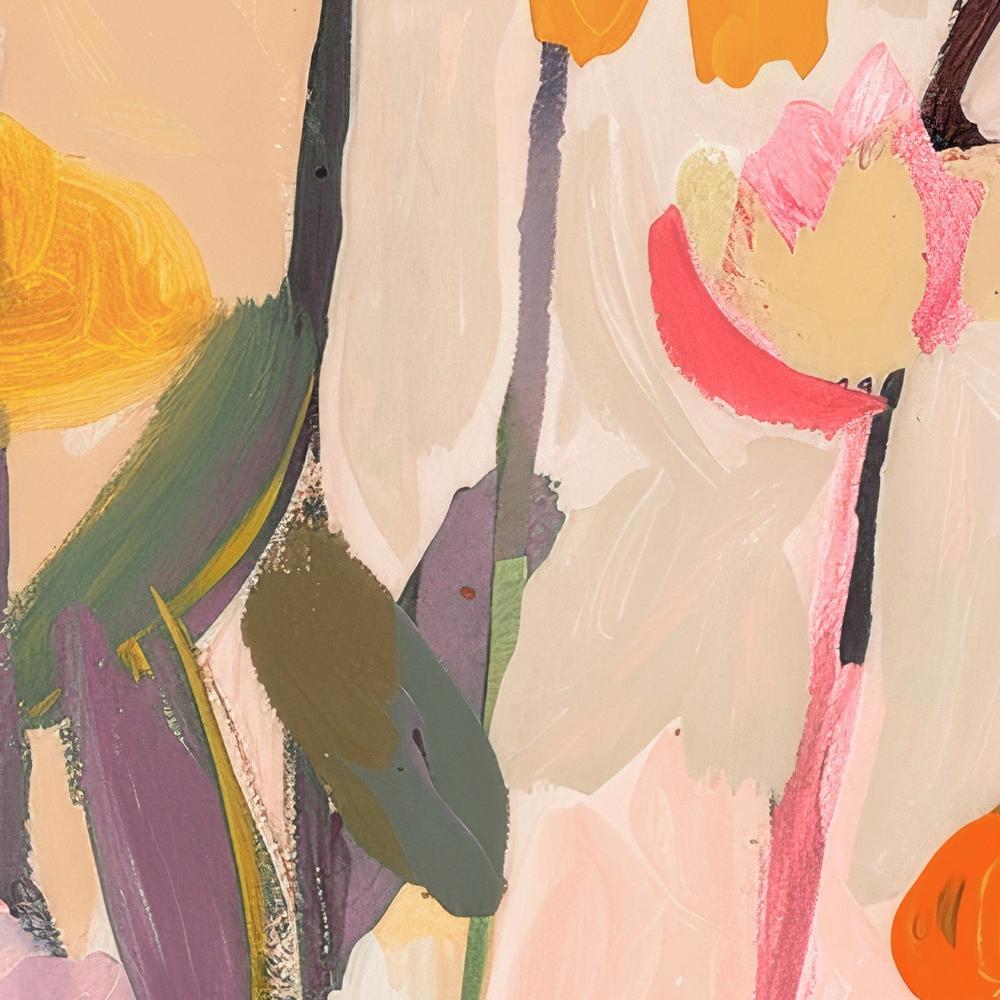 Soft Abstract Blooms With Stems-by-Stephanie Jeuffroy-wall-art-print-canvas-poster-framed-Gioia