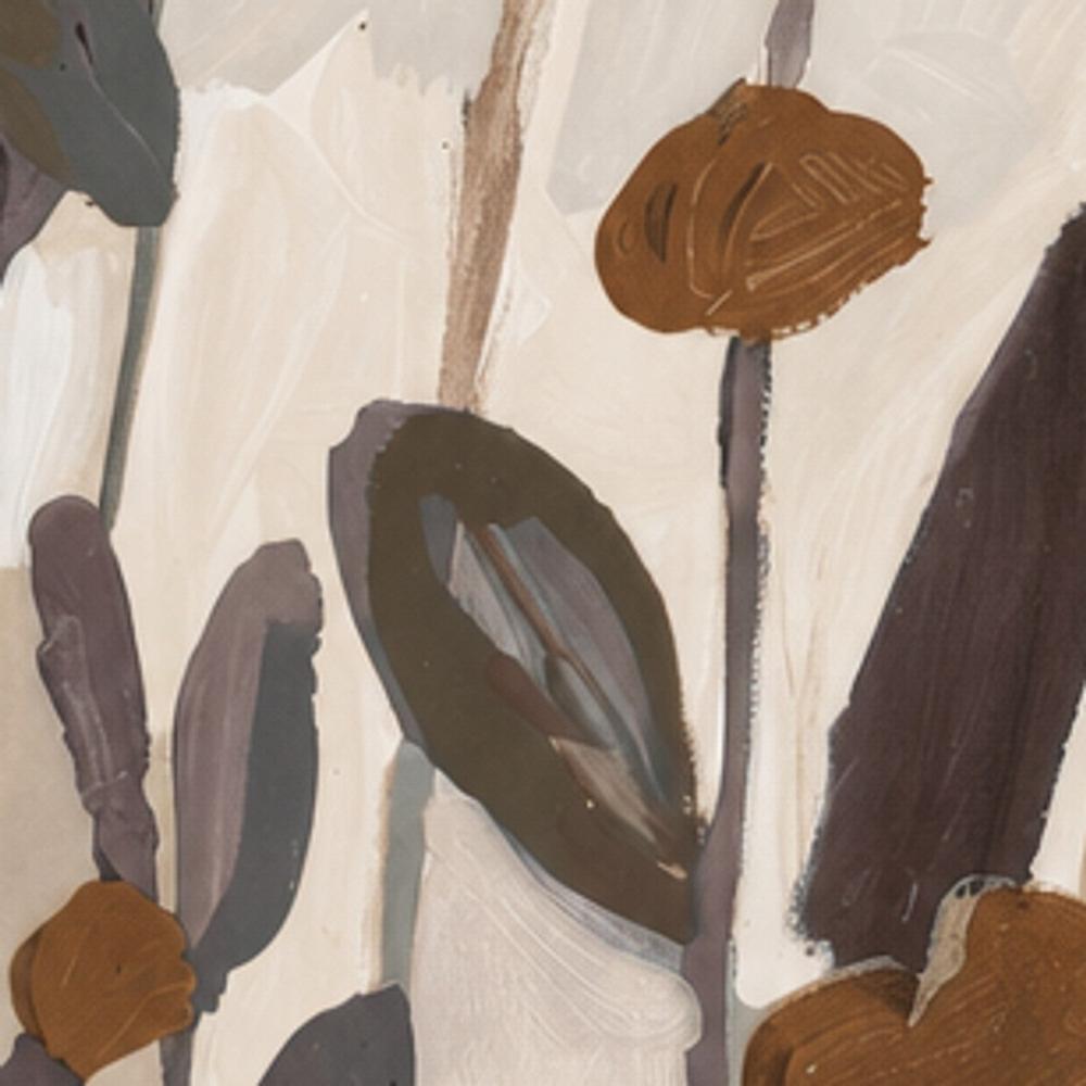 Soft Abstract Blooms With Stems, Neutral Color-by-Stephanie Jeuffroy-wall-art-print-canvas-poster-framed-Gioia