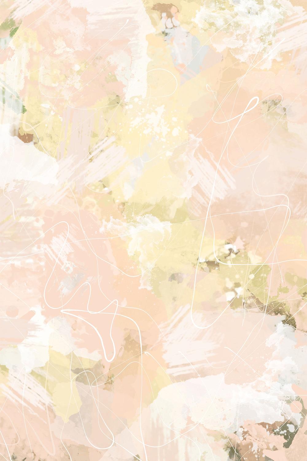 wall-art-print-canvas-poster-framed-Soft Abstract Brushstrokes-1