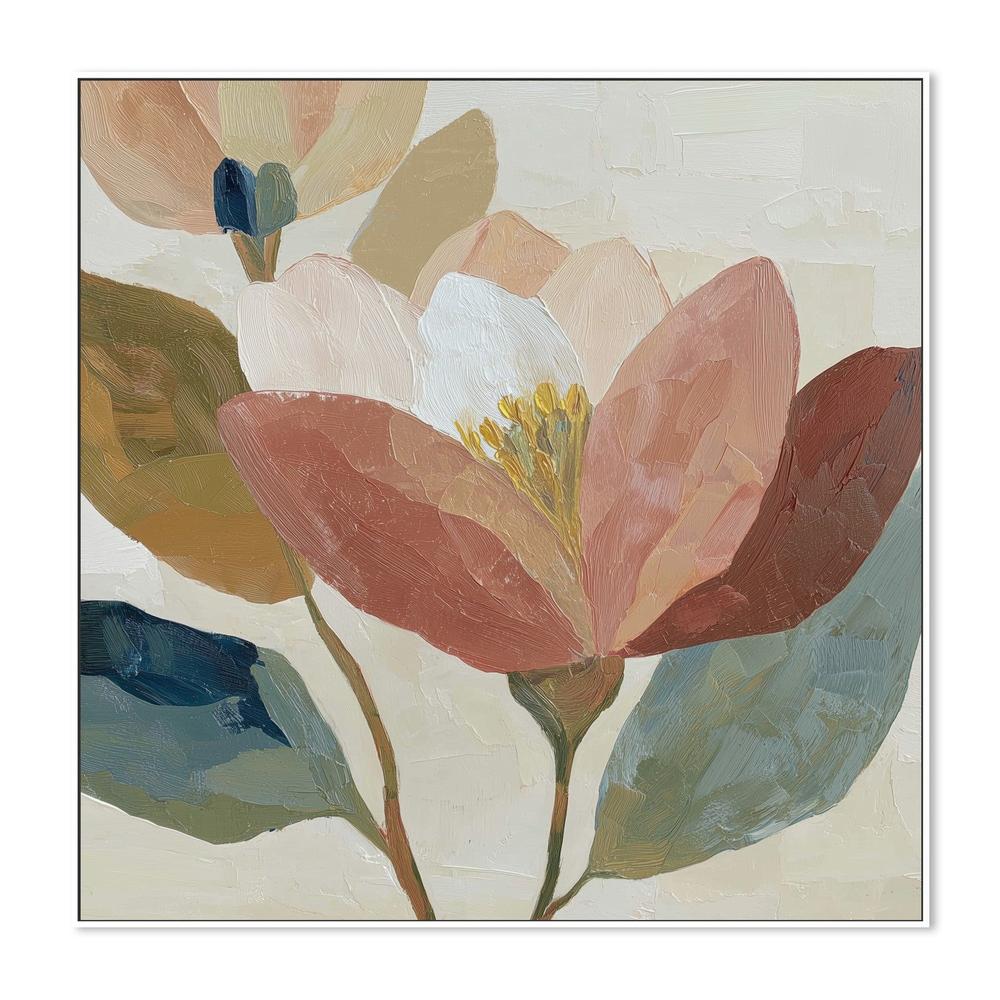 Soft Bloom in Textured Strokes-by-Chromatic Storm Studio-wall-art-print-canvas-poster-framed-Gioia