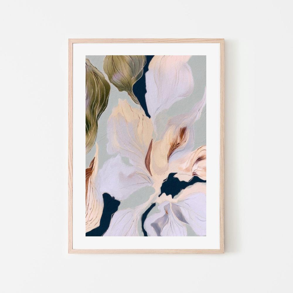 Soft Botanical Flow-by-Alma-wall-art-print-canvas-poster-framed-Gioia