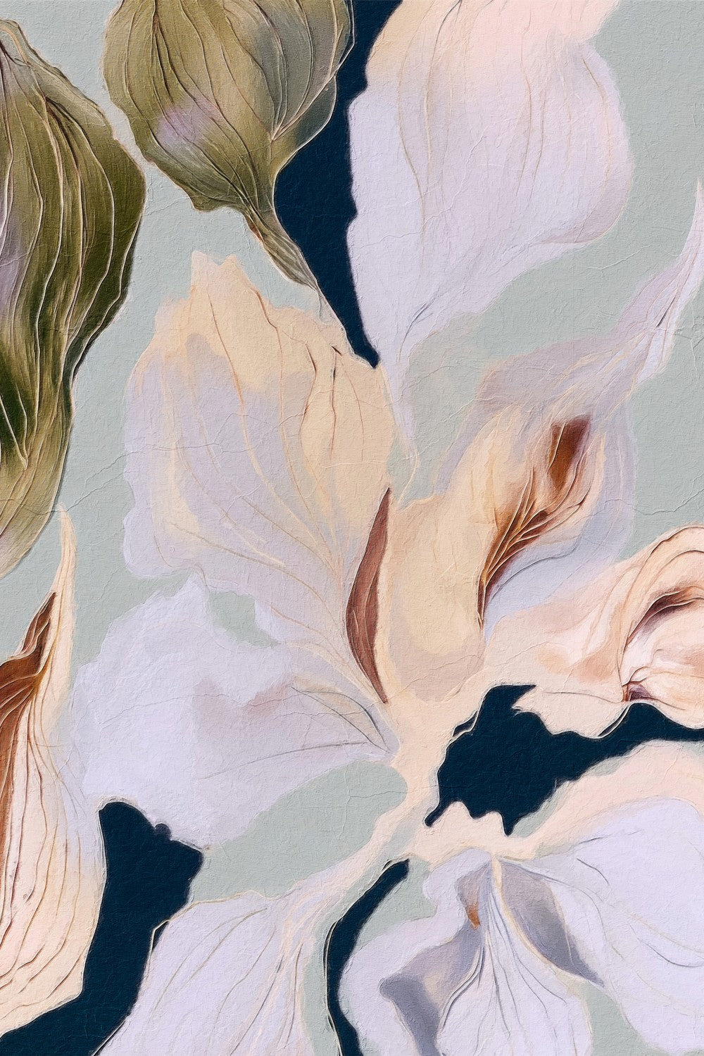 Soft Botanical Flow-by-Alma-wall-art-print-canvas-poster-framed-Gioia