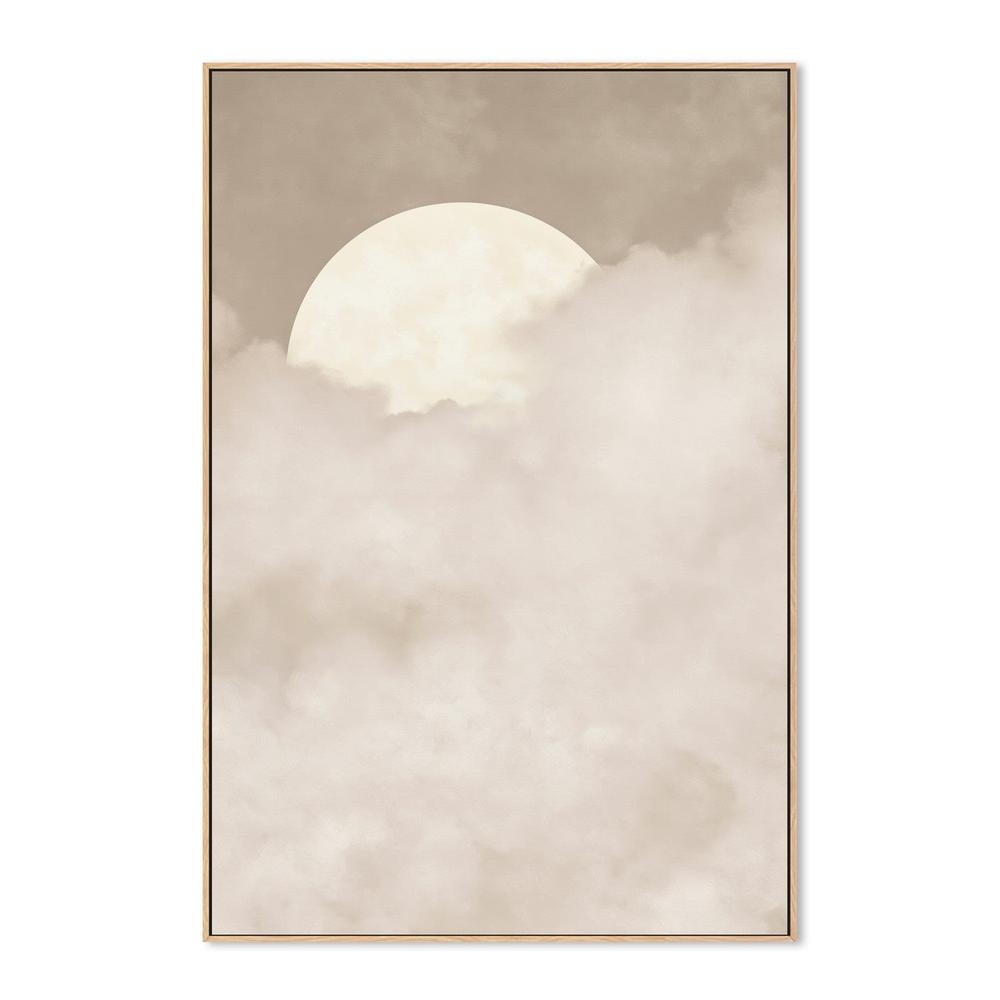 Soft Moon Above Clouds-by-Stephanie Jeuffroy-wall-art-print-canvas-poster-framed-Gioia