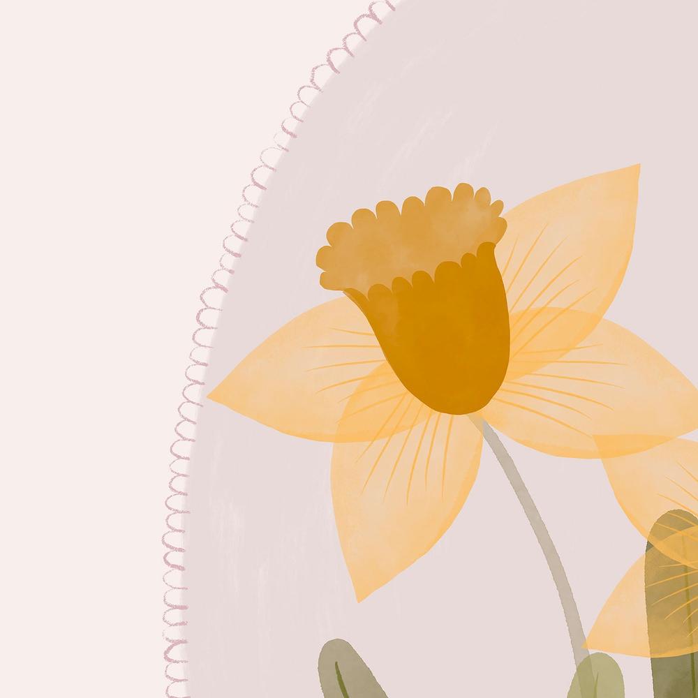Soft Spring Daffodils-by-Menina Lisboa-wall-art-print-canvas-poster-framed-Gioia