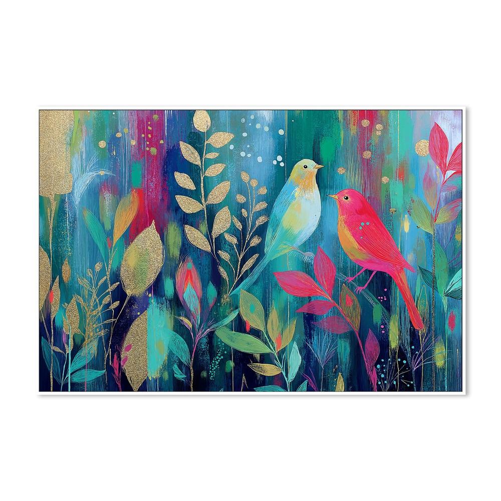 Songbirds in the Garden-by-Chromatic Storm Studio-wall-art-print-canvas-poster-framed-Gioia