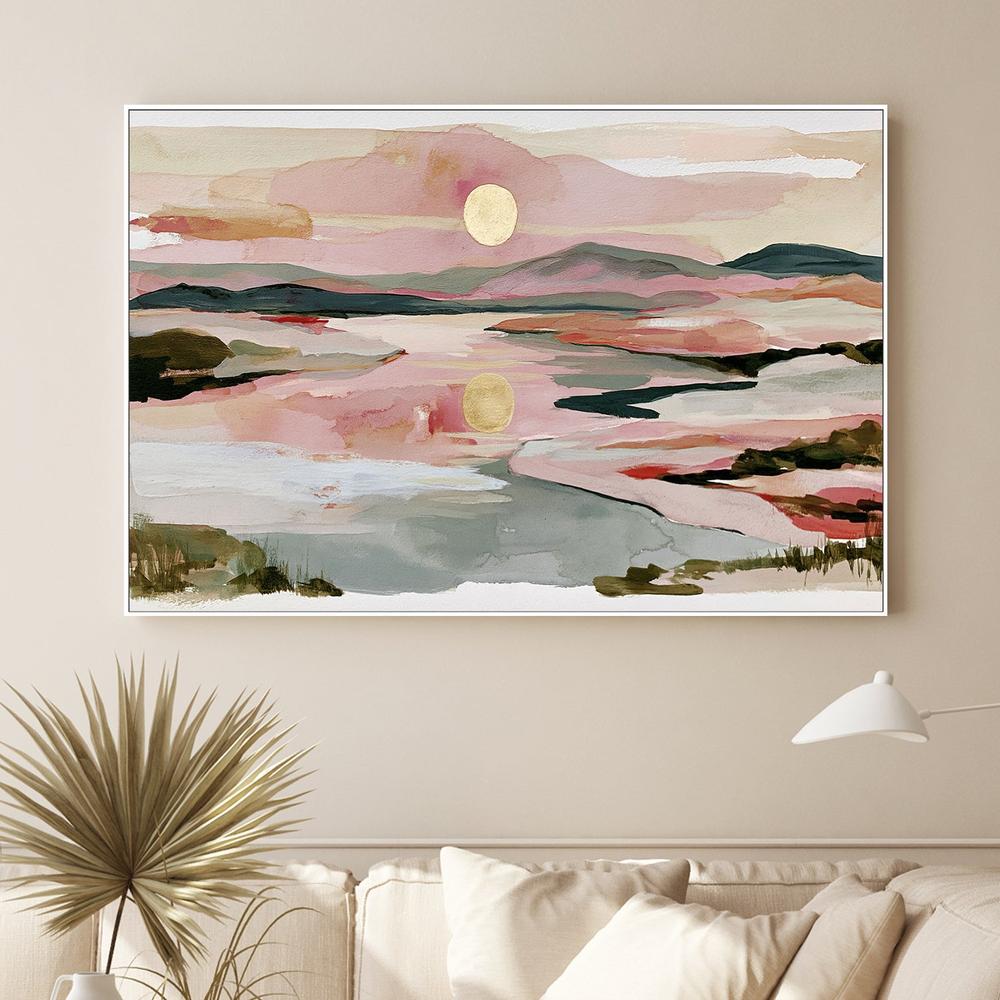 Stillness in Rose-by-Lady Hana-wall-art-print-canvas-poster-framed-Gioia