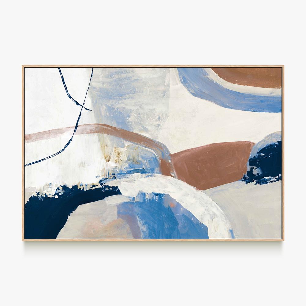 Subtle Serenity, Blue tone-by-Tom Reeves-wall-art-print-canvas-poster-framed-Gioia