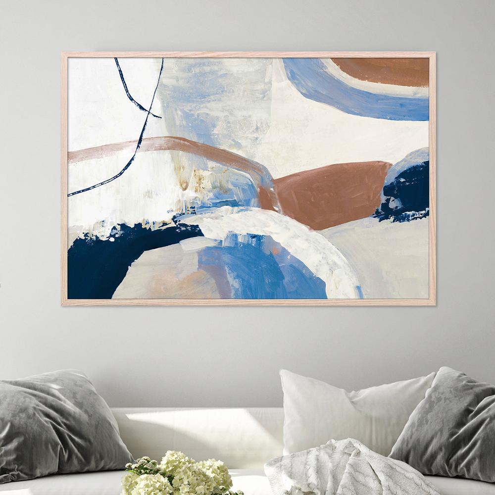 Subtle Serenity, Blue tone-by-Tom Reeves-wall-art-print-canvas-poster-framed-Gioia
