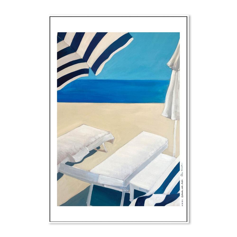 Summer Beach Getaway-by-Alex Nereuta-wall-art-print-canvas-poster-framed-Gioia