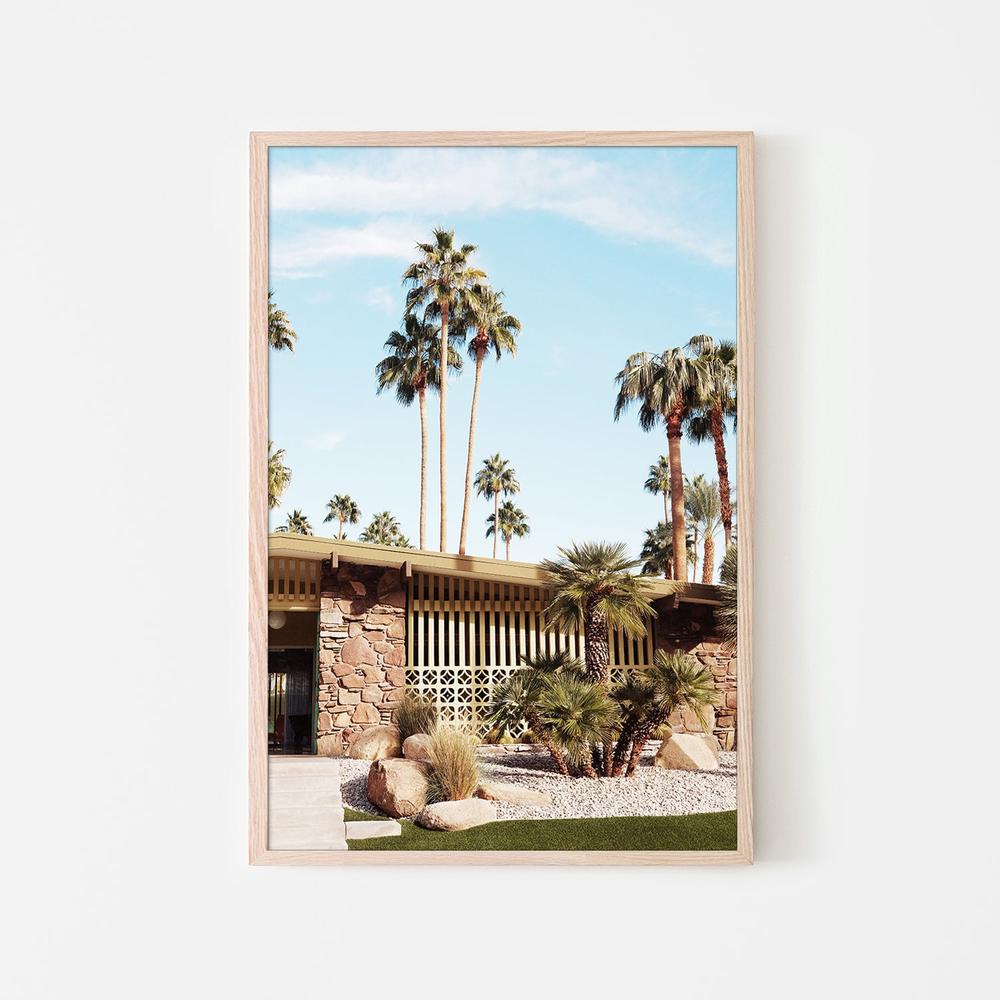 Summer Day At Palm Springs-by-Gal Pittel-wall-art-print-canvas-poster-framed-Gioia