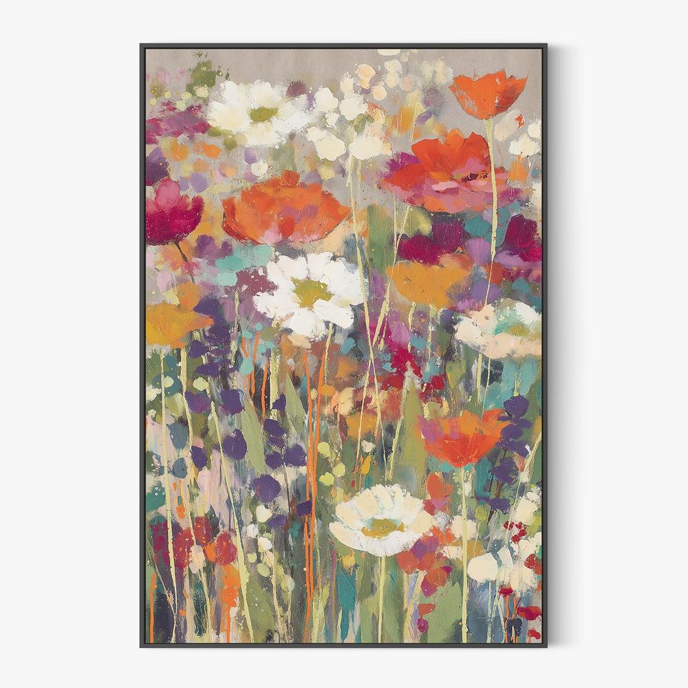 Summer Wildflower Garden, Style B-by-Jordão de Abreu-wall-art-print-canvas-poster-framed-Gioia