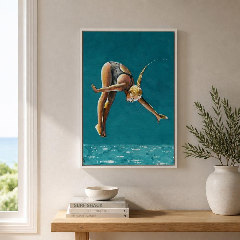 Sunlight Diver-by-Sarah Morrissette-wall-art-print-canvas-poster-framed-Gioia