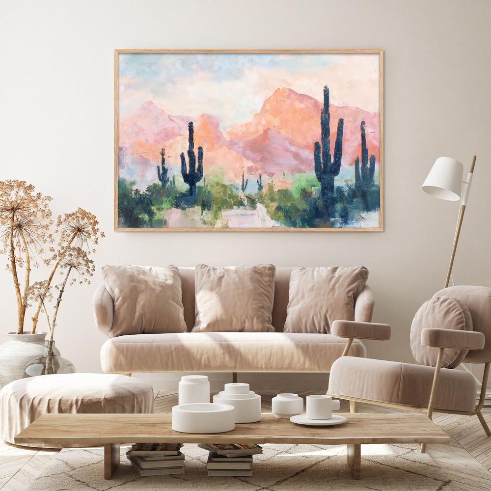 Sunset Desert, Style B-by-Nina Blue-wall-art-print-canvas-poster-framed-Gioia