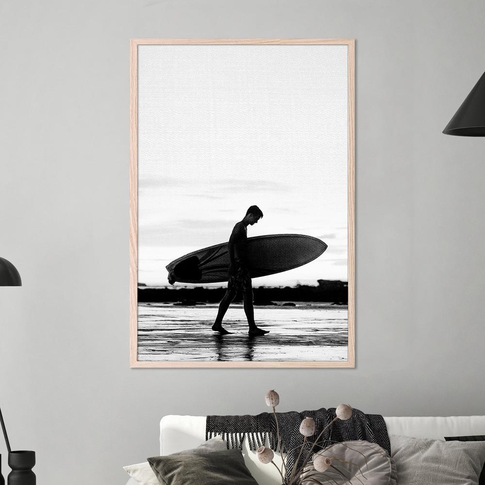 Surf Boy-by-Gal Pittel-wall-art-print-canvas-poster-framed-Gioia