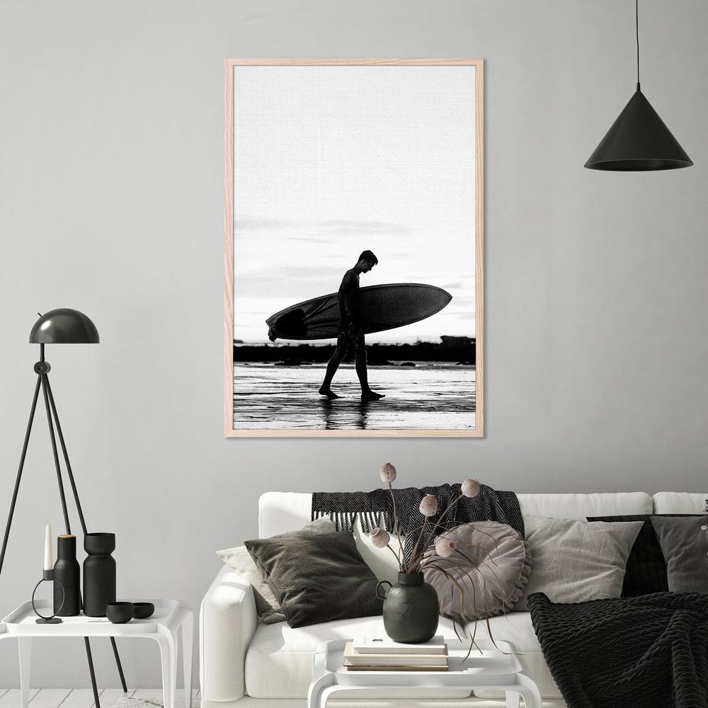 Surf Boy-by-Gal Pittel-wall-art-print-canvas-poster-framed-Gioia