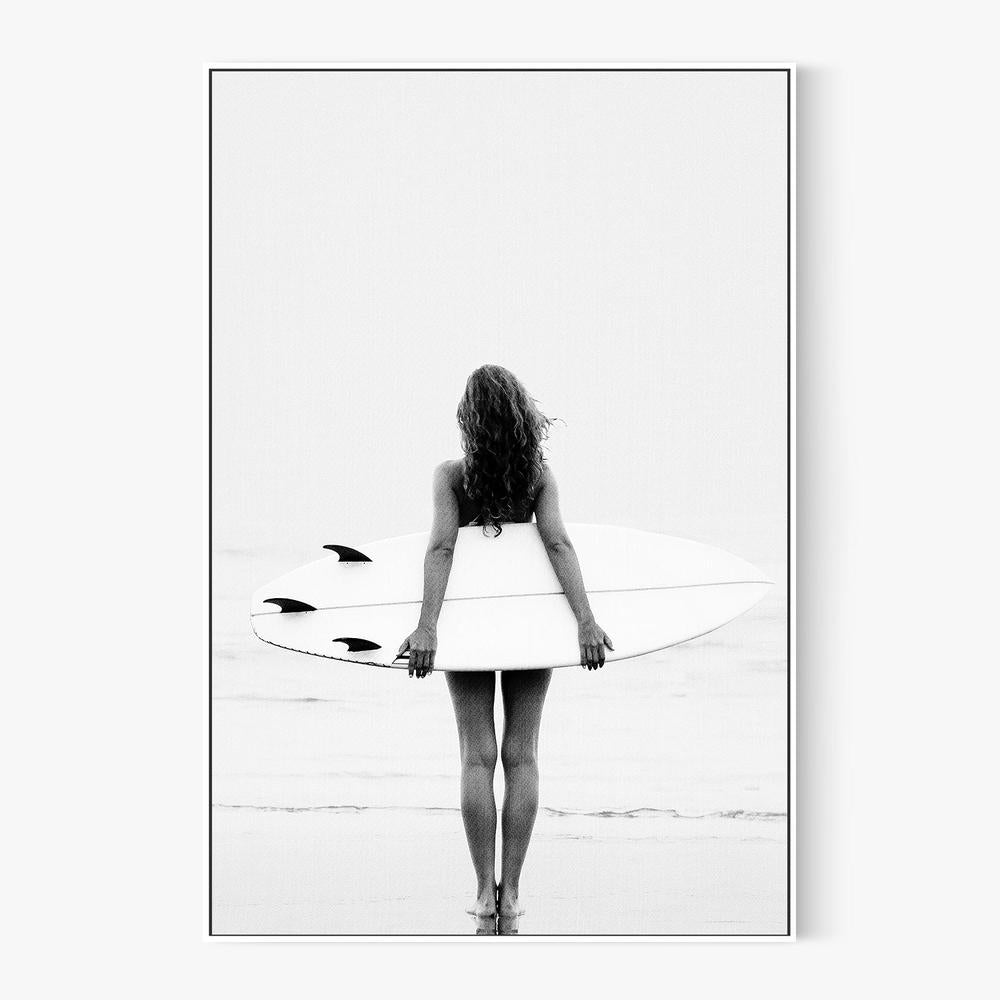 Surf Girl-by-Gal Pittel-wall-art-print-canvas-poster-framed-Gioia