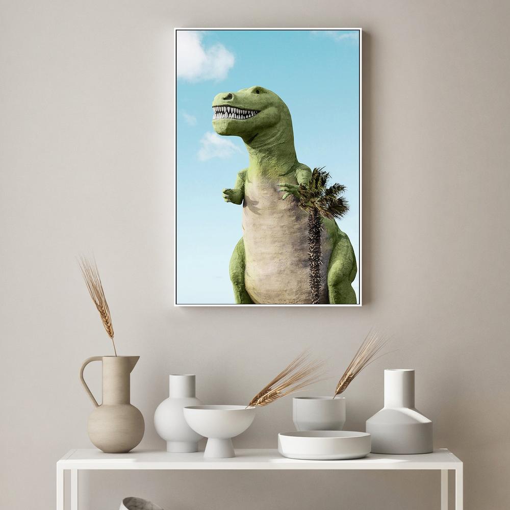 T-Rex-by-Gal Pittel-wall-art-print-canvas-poster-framed-Gioia