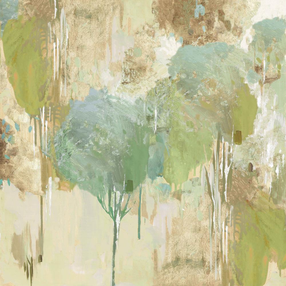 Teal Forest , Style A & B , Set Of 2-by-Lera-wall-art-print-canvas-poster-framed-Gioia