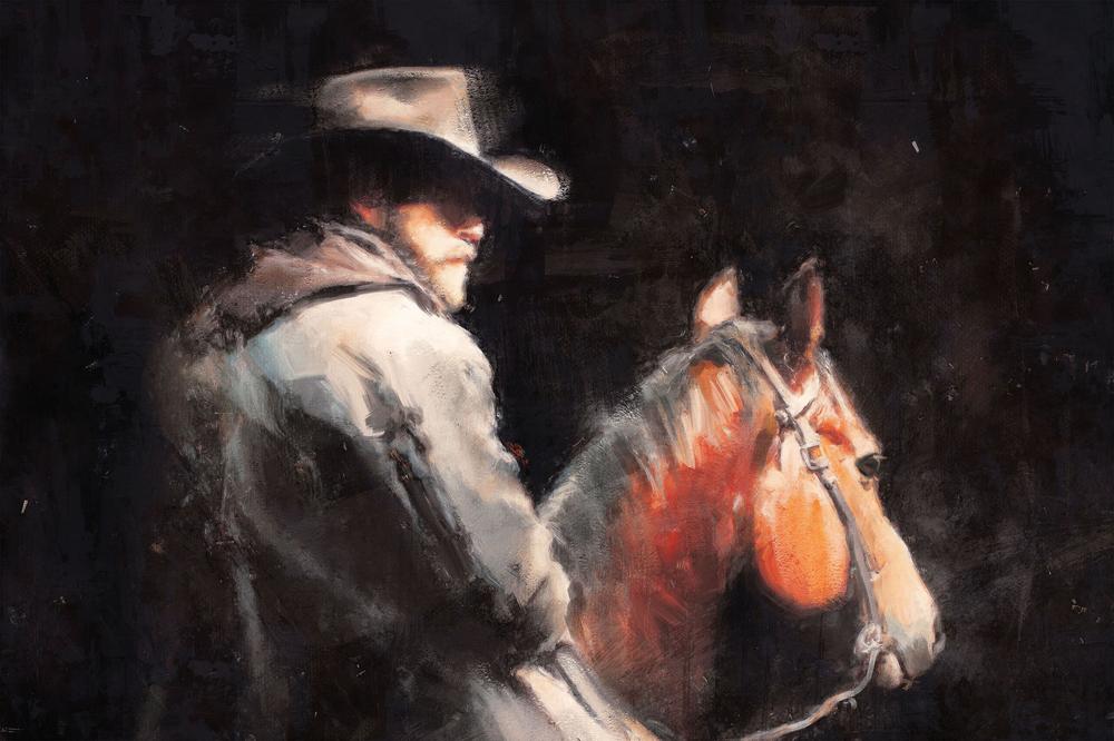 The Last Outlaw-by-Nina Blue-wall-art-print-canvas-poster-framed-Gioia