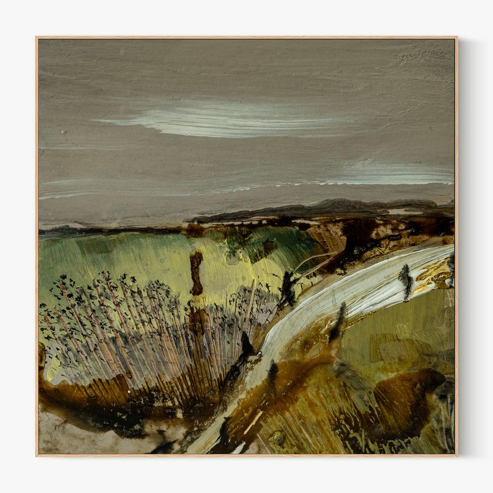 The winding road, Style B-by-Louise O'Hara-wall-art-print-canvas-poster-framed-Gioia