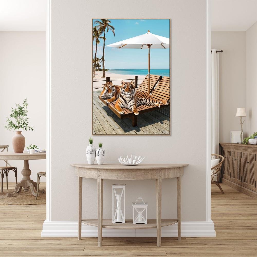 Tigers Tan Time-by-Gal Pittel-wall-art-print-canvas-poster-framed-Gioia