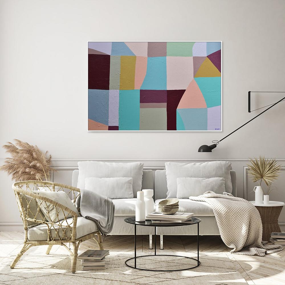 Traces of Blue-by-Belinda Stone-wall-art-print-canvas-poster-framed-Gioia