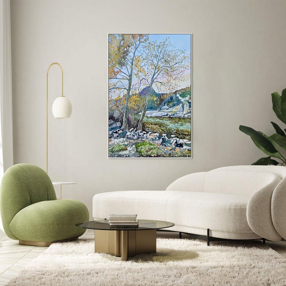 Tranquil Autumn River-by-Luisa Millicent-wall-art-print-canvas-poster-framed-Gioia