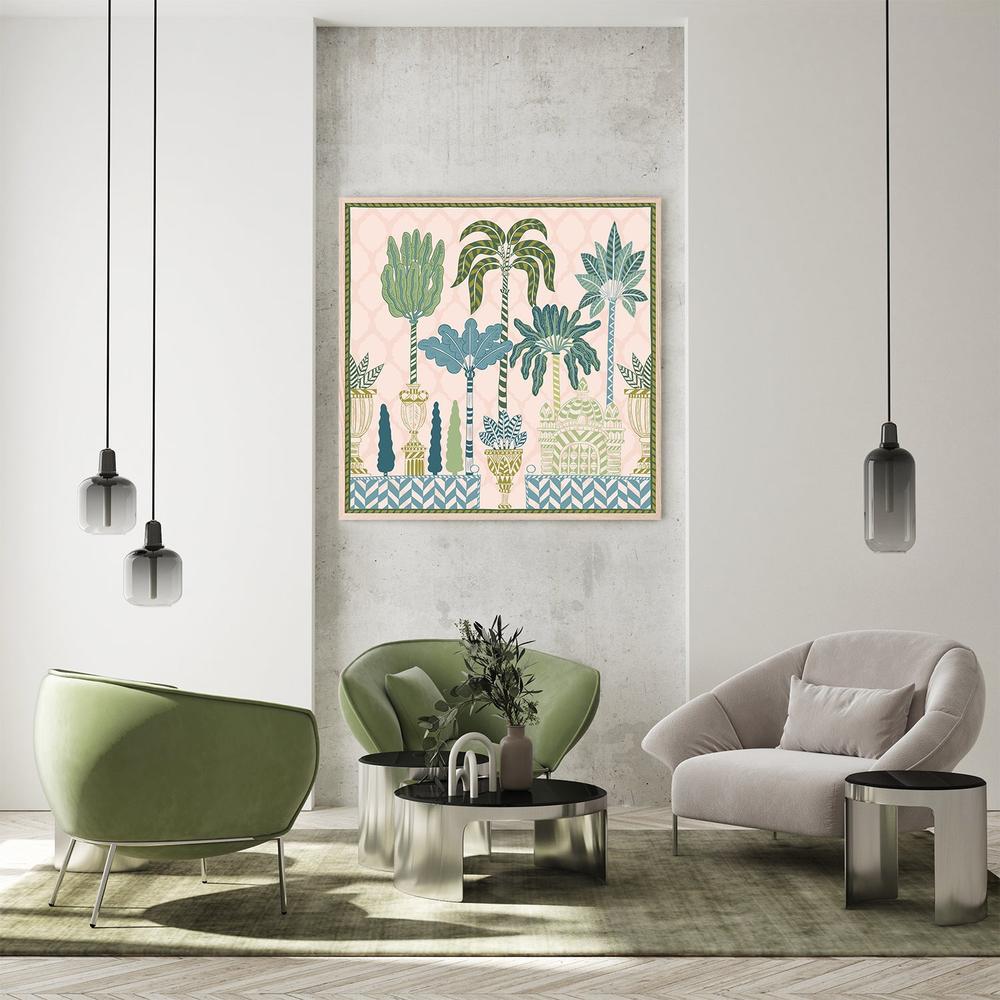 wall-art-print-canvas-poster-framed-Tropical Oasis Garden-8