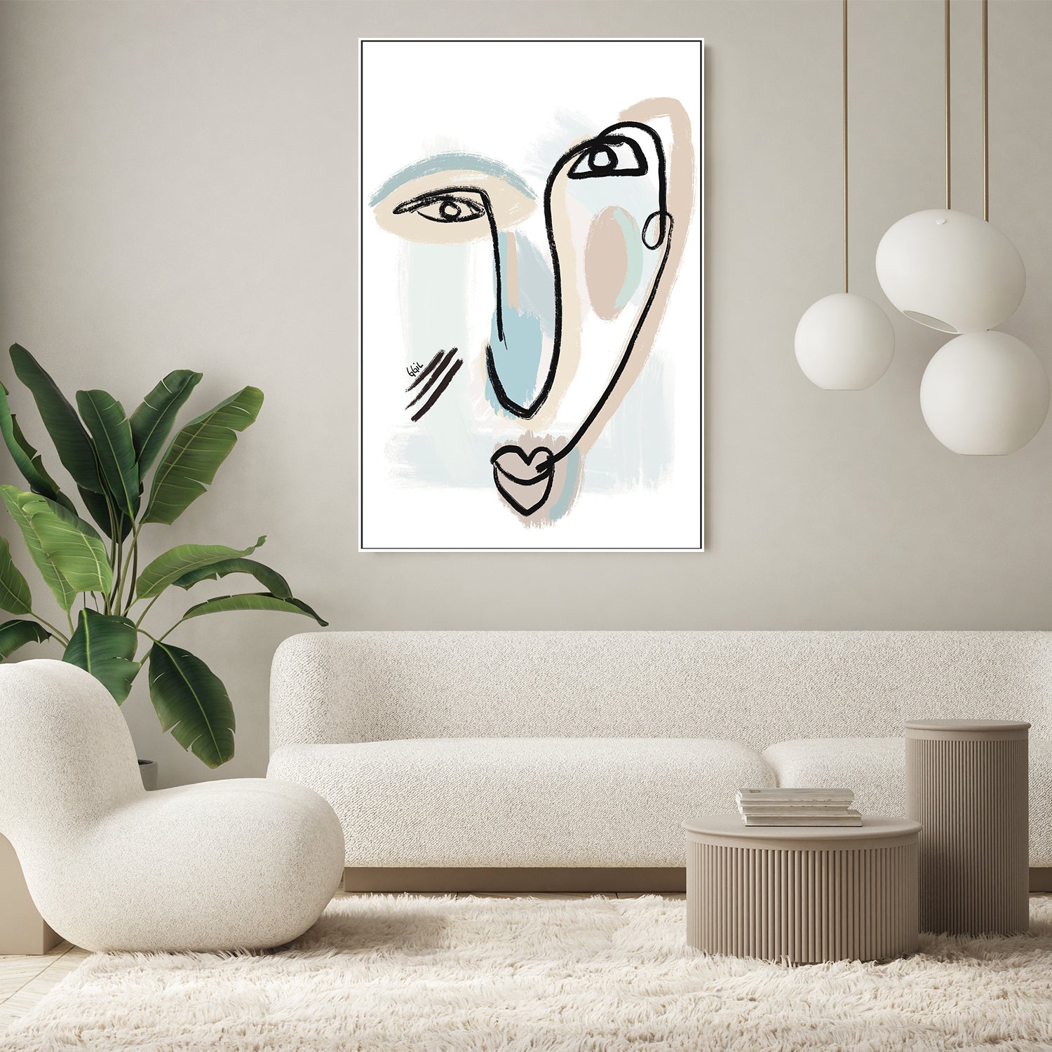 UN BESO-by-Giovanna Gil Alves-wall-art-print-canvas-poster-framed-Gioia