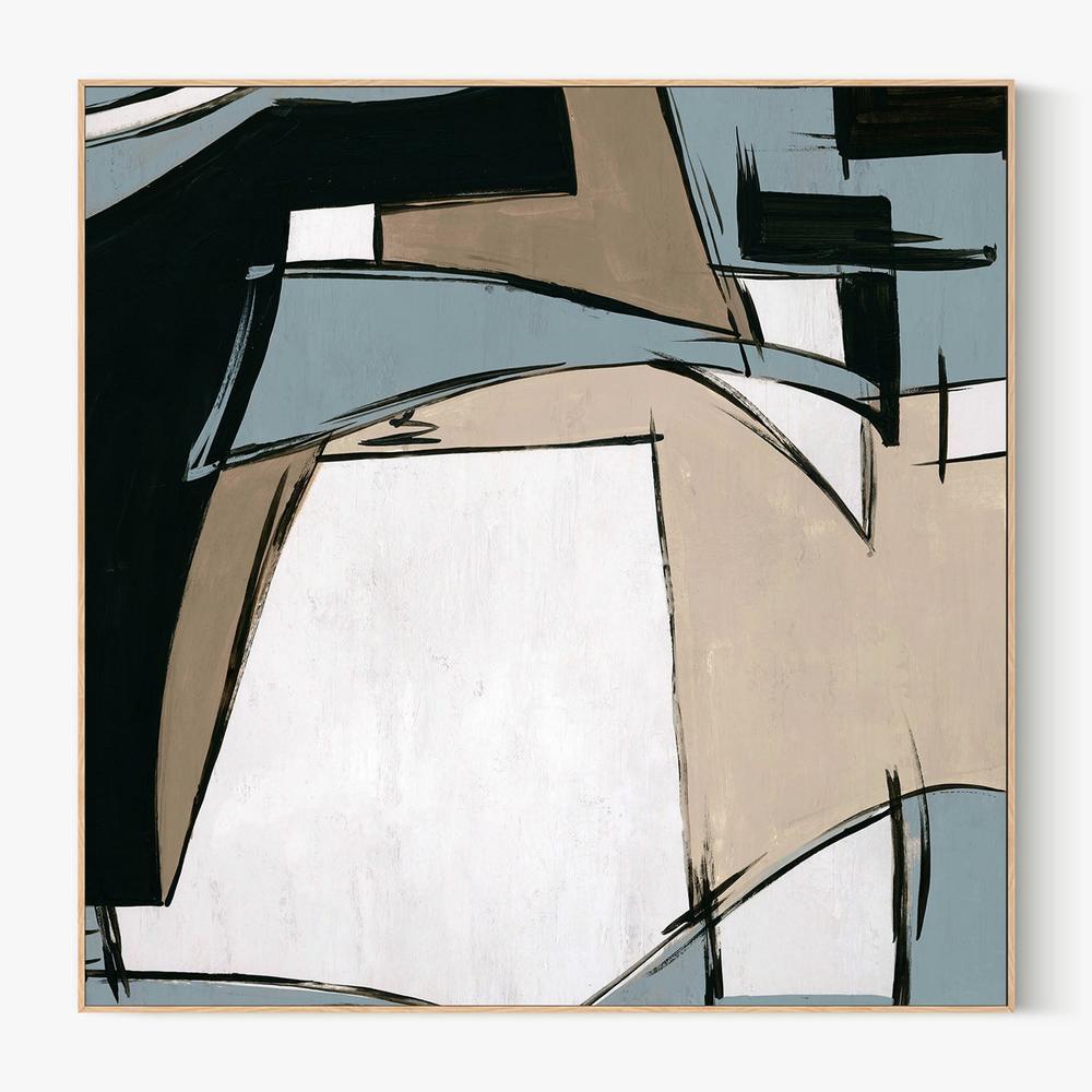 Urban Reflections in Neutral Shades, Style A-by-Lera-wall-art-print-canvas-poster-framed-Gioia