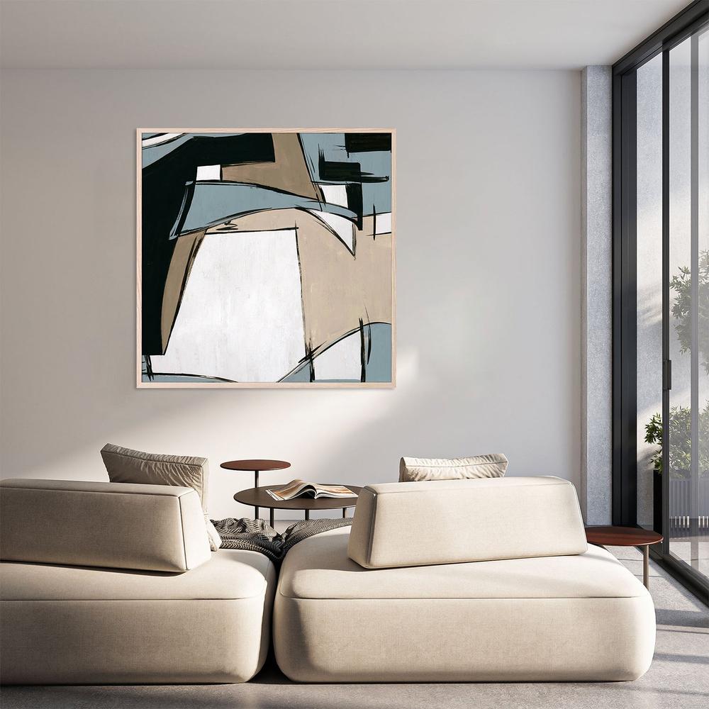 Urban Reflections in Neutral Shades, Style A-by-Lera-wall-art-print-canvas-poster-framed-Gioia