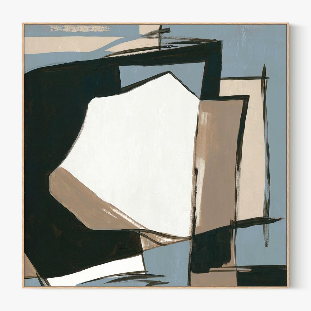Urban Reflections in Neutral Shades, Style B-by-Lera-wall-art-print-canvas-poster-framed-Gioia