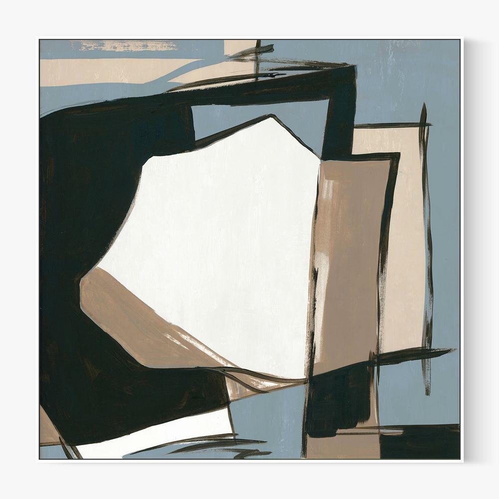 Urban Reflections in Neutral Shades, Style B-by-Lera-wall-art-print-canvas-poster-framed-Gioia