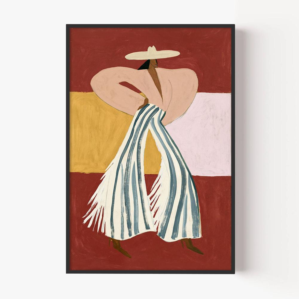 Vaquera-by-Lady Hana-wall-art-print-canvas-poster-framed-Gioia