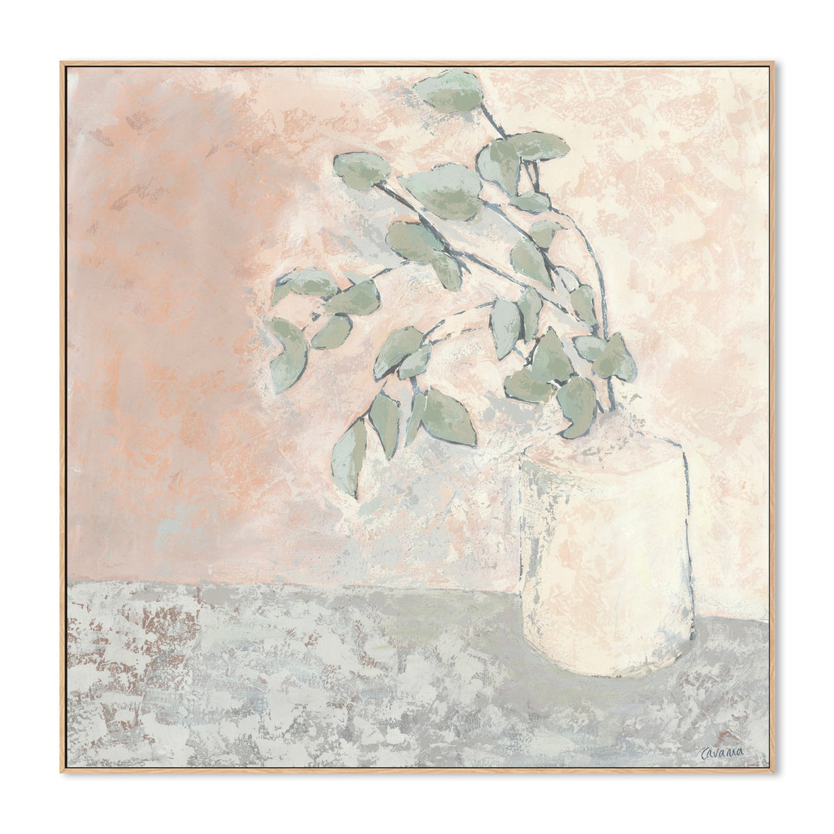 Vase Series - Gum Branch-by-Karen Cavania-wall-art-print-canvas-poster-framed-Gioia