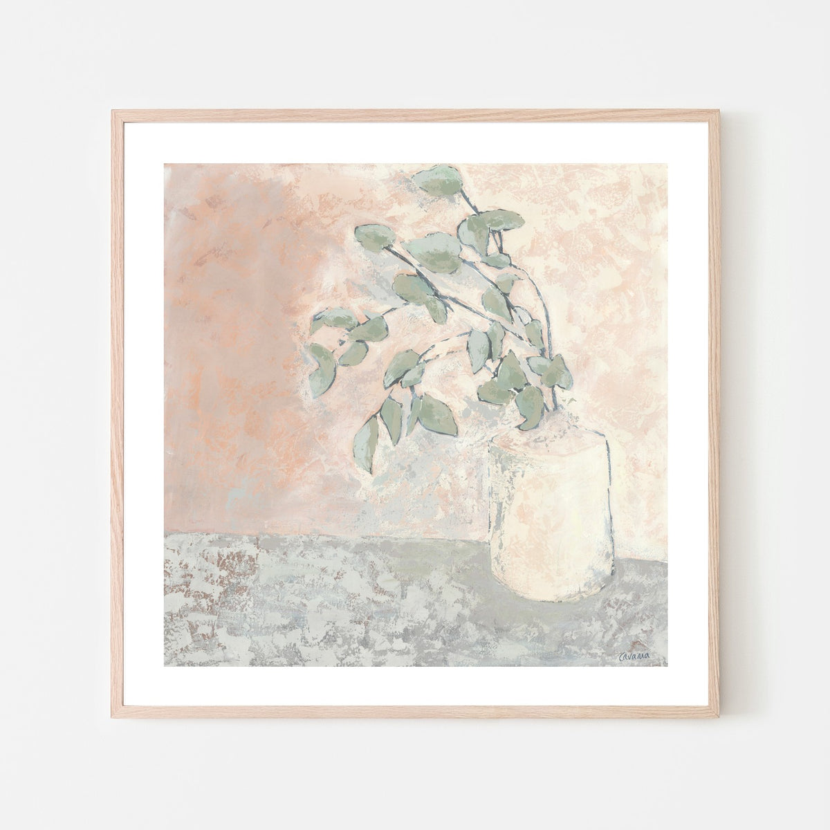 Vase Series - Gum Branch-by-Karen Cavania-wall-art-print-canvas-poster-framed-Gioia