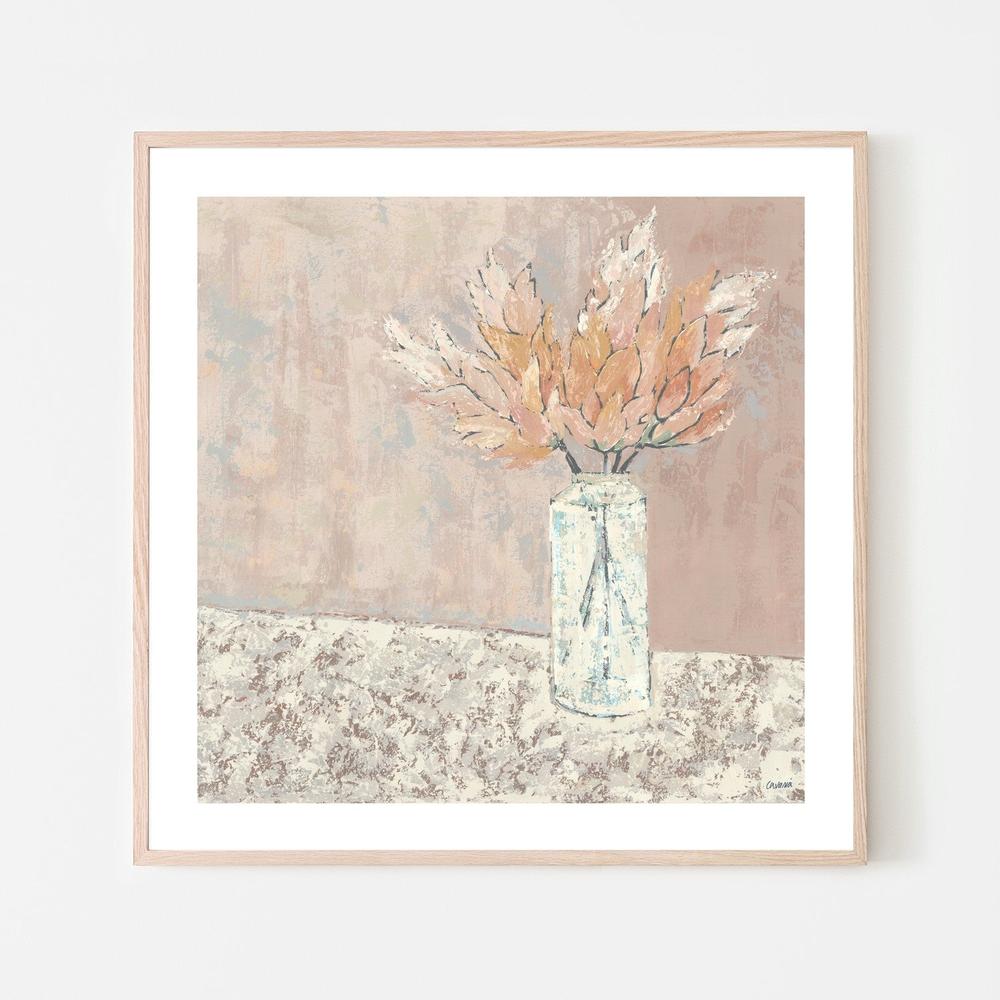 Vase Series - Pampus Grass-by-Karen Cavania-wall-art-print-canvas-poster-framed-Gioia