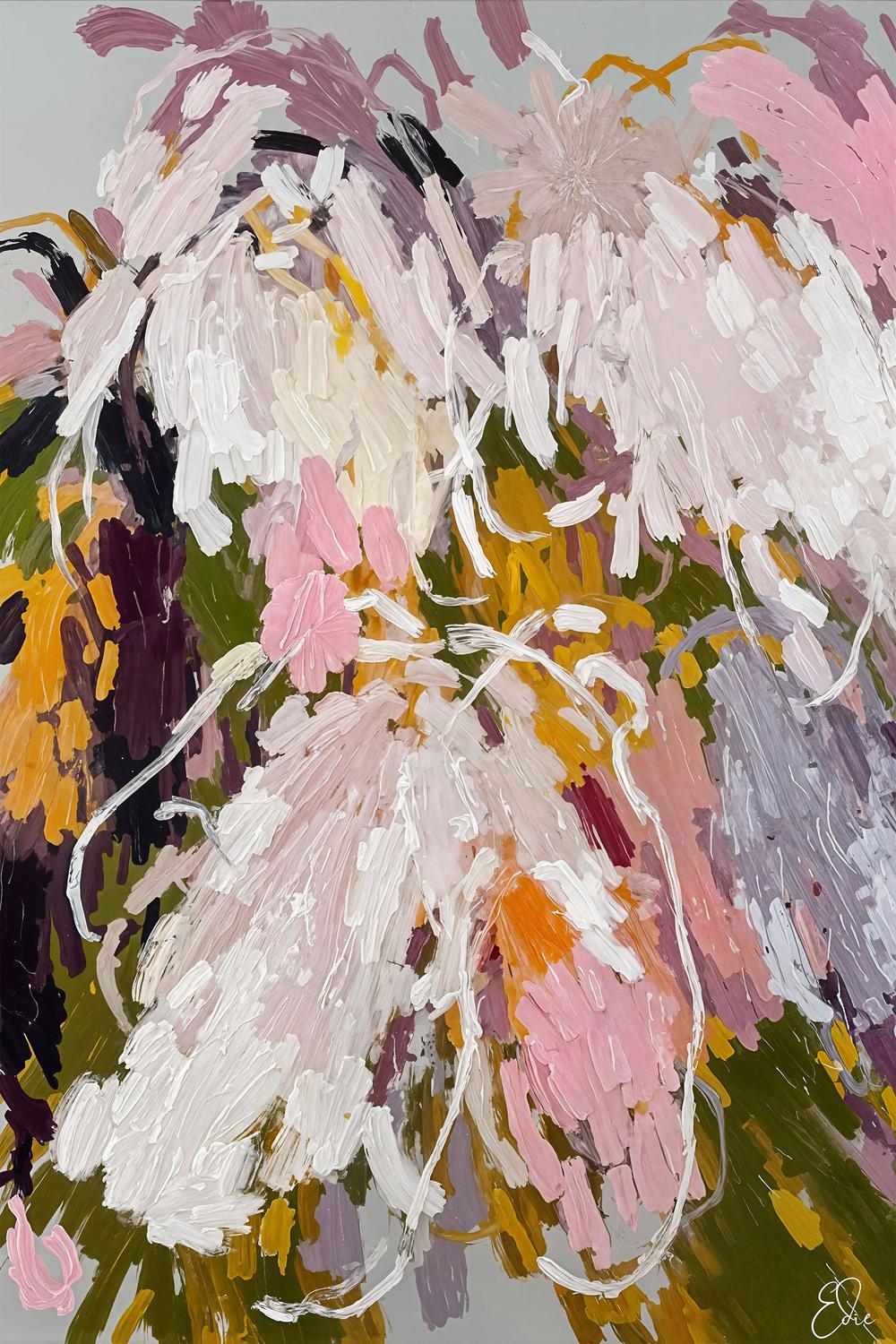 Vibrant Abstract Blooms-by-Edie-wall-art-print-canvas-poster-framed-Gioia
