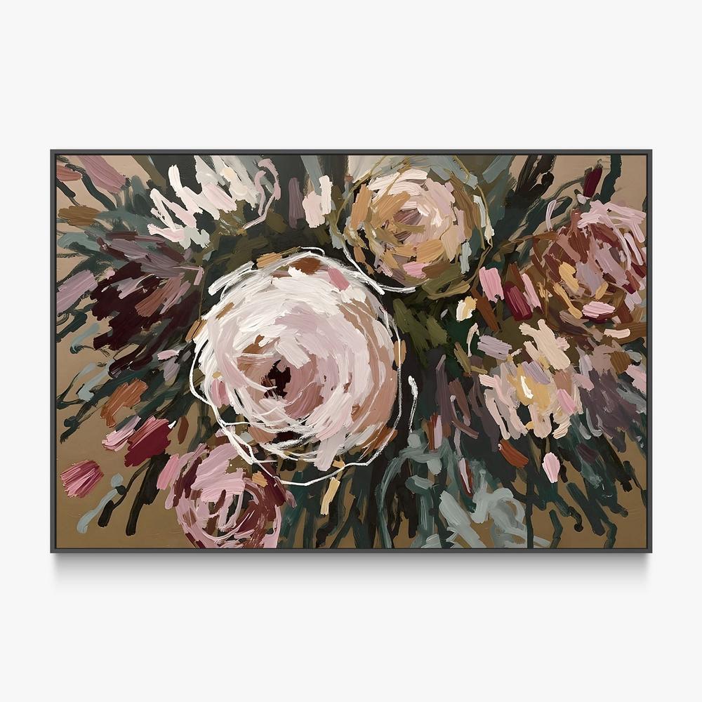 Vibrant Abstract Flowers, Style A-by-Edie-wall-art-print-canvas-poster-framed-Gioia