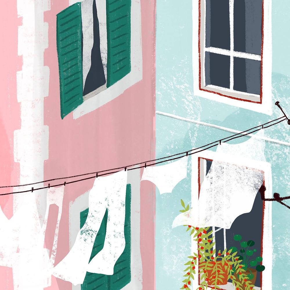 Vibrant European Street-by-Maja Tomljanovic-wall-art-print-canvas-poster-framed-Gioia
